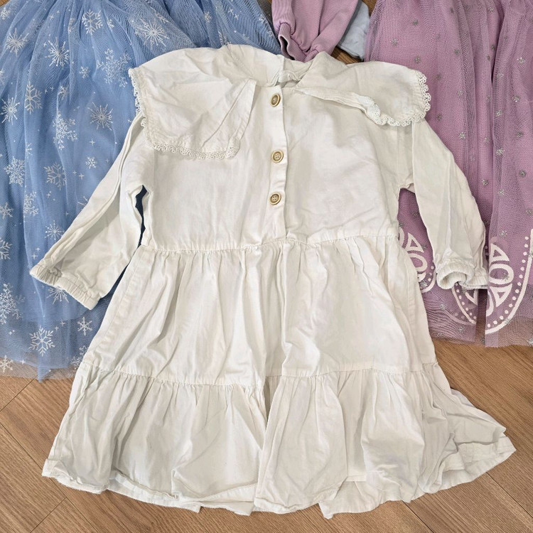 120사이즈 여아 원피스 3벌 이미지