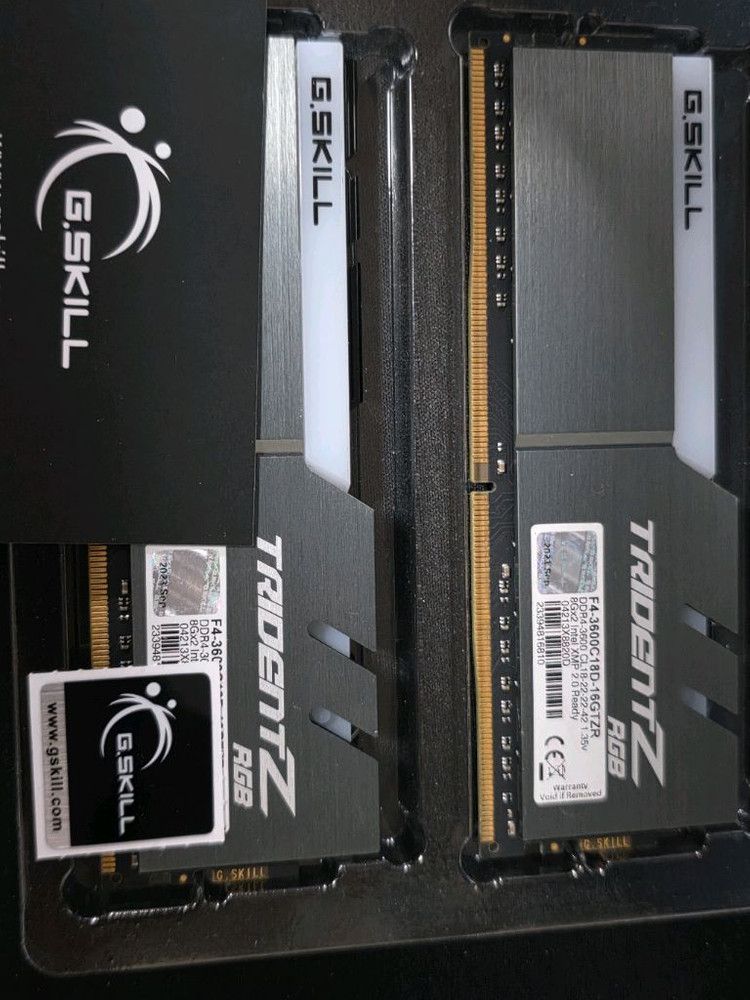 G.SKILL DDR4-3600 CL18 TRIDENT Z (16GB(8Gx2)) 이미지