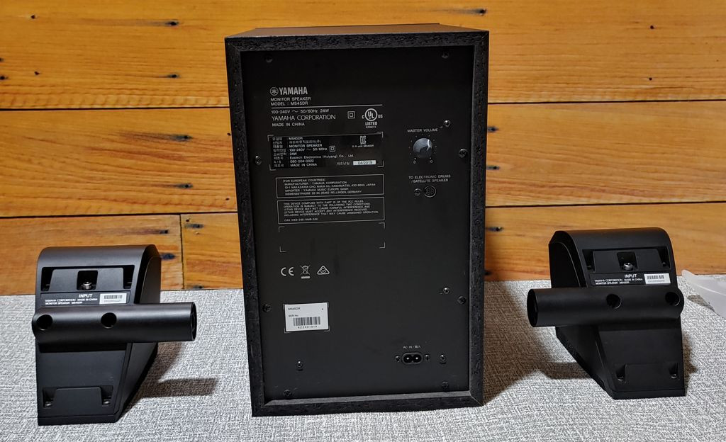 야마하 전자드럼 모니터 시스템 이미지