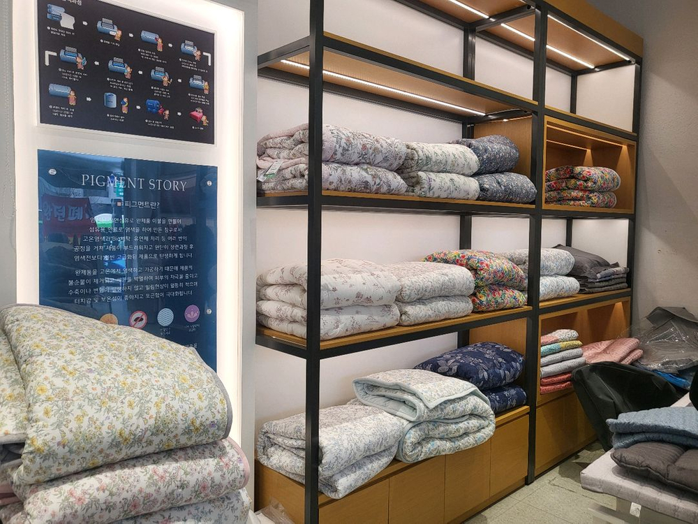 매장용 진열대, 이불진열장, 블라인드 진열대, 커텐 진열대 일괄매각 이미지