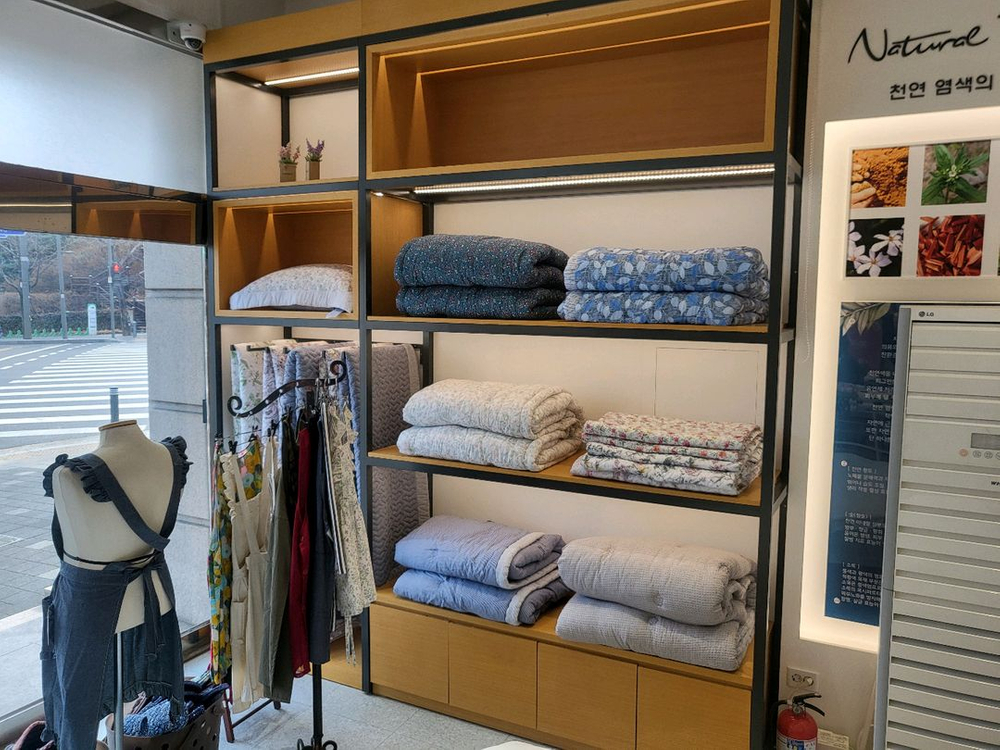 매장용 진열대, 이불진열장, 블라인드 진열대, 커텐 진열대 일괄매각 이미지