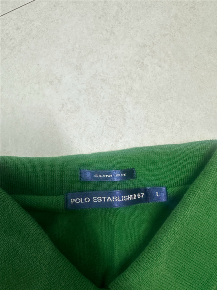 폴로 우먼 슬림핏 L사이즈 카라반팔티 이미지