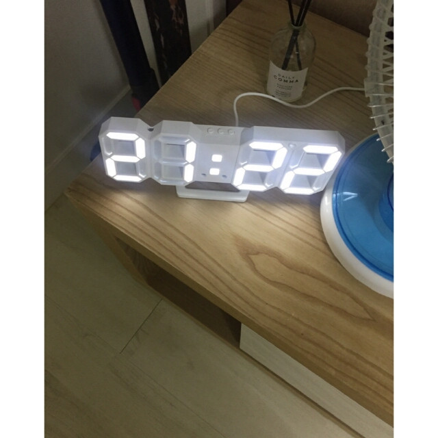 LED 벽걸이 시계 무소음 벽시계 새제품 무료배송 이미지