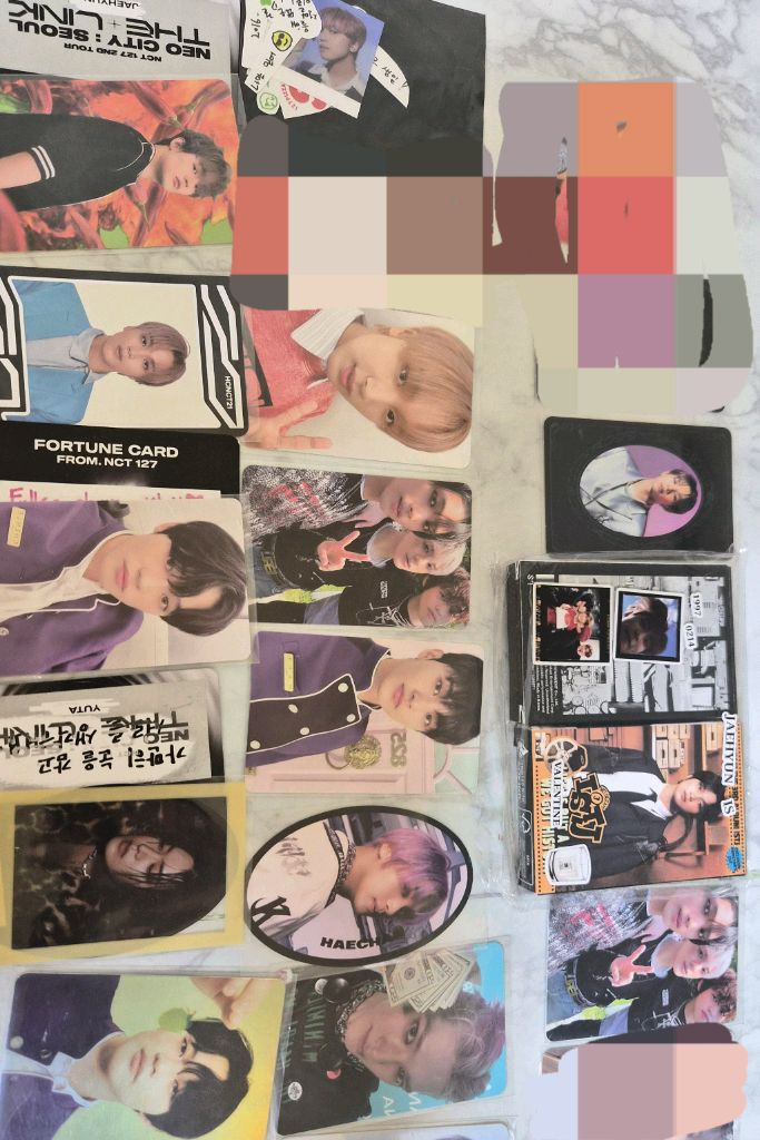 에이티즈 세븐틴 엔시티 일괄판매 글참고 포카 증사 럭드 특전 시그포카 이미지