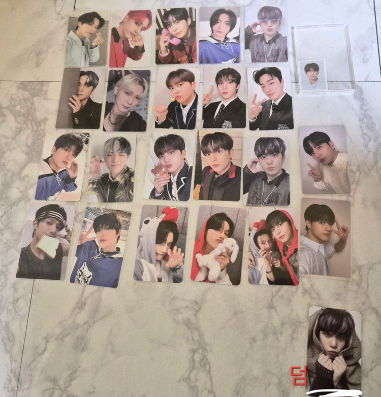 에이티즈 세븐틴 엔시티 일괄판매 글참고 포카 증사 럭드 특전 시그포카 이미지