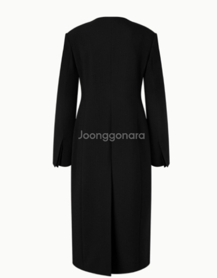 Orr 오르 스트라이프 롱자켓 블랙s 매니모어몽 11am 마이아이코 라밤바룸 이미지