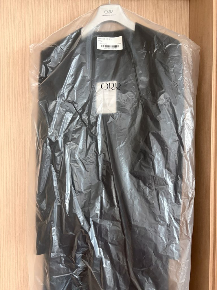 Orr 오르 스트라이프 롱자켓 블랙s 매니모어몽 11am 마이아이코 라밤바룸 이미지