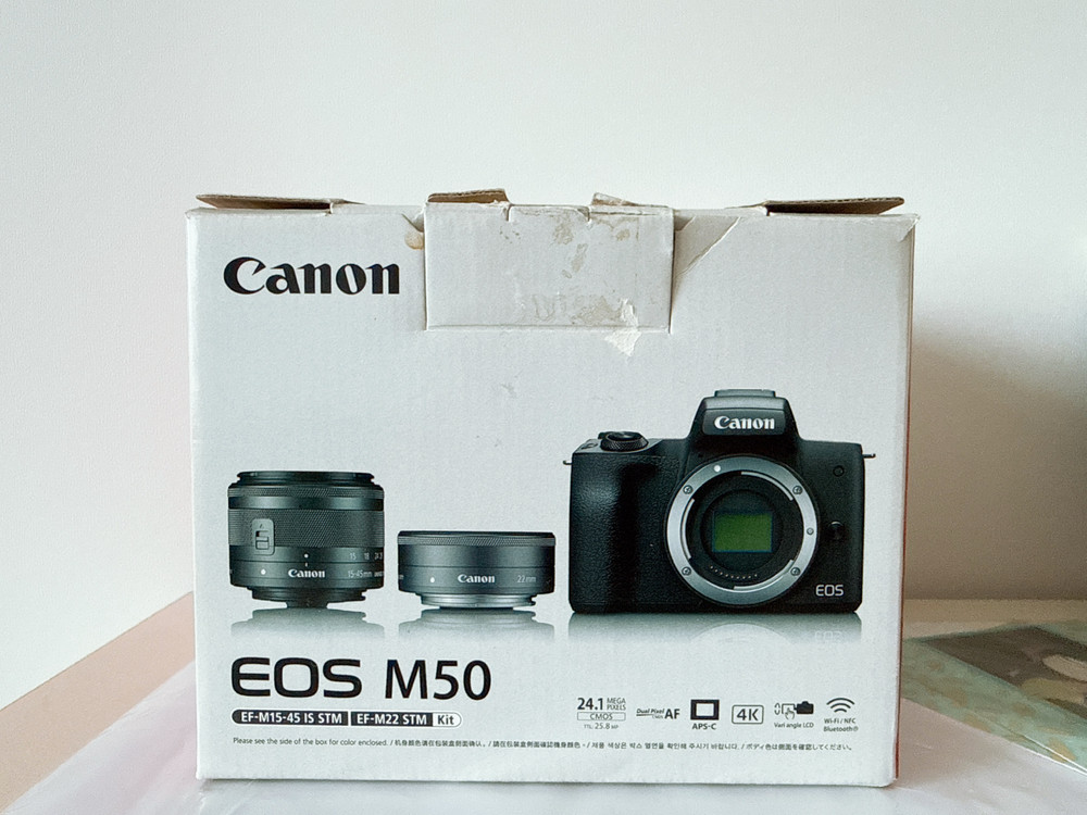 Canon 캐논 EOS M50 미러리스 카메라 세트 이미지