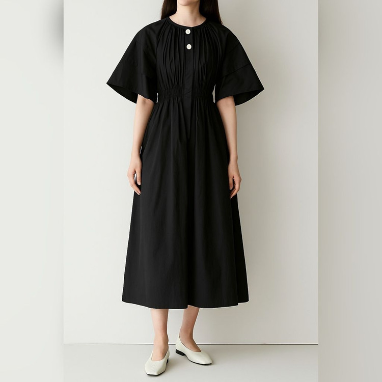 온앤온 코튼 롱 원피스 2사이즈(~66 이미지