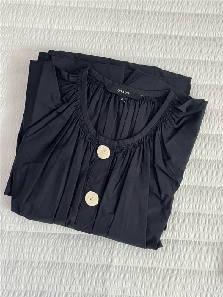 온앤온 코튼 롱 원피스 2사이즈(~66 이미지