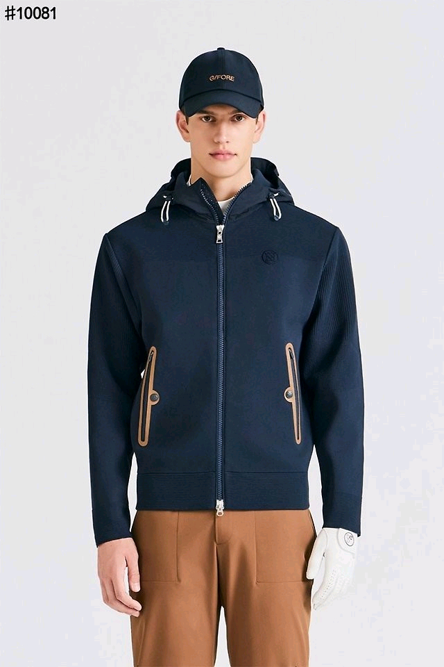 지포어 남성 골프 풀집업 후디 이미지