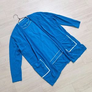 새상품) 반팔니트 가디건 블루가디건 블루니트 가디건세트 코디세트 이미지