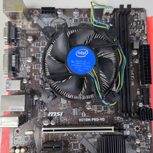 인텔 i3-8100 CPU+ MSI H310M 세트로 팝니다 이미지