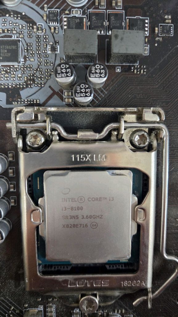 인텔 i3-8100 CPU+ MSI H310M 세트로 팝니다 이미지