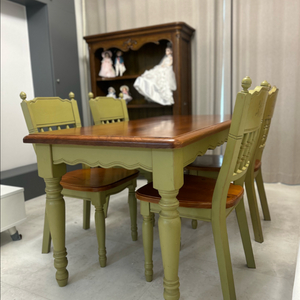 쇼파 엔틱장 외에수납장 여러가지 마들렌상점 엔틱 식탁 의자 세트 이미지