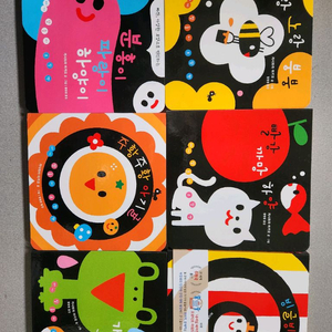 비룡소 아기말놀이 초점책 6권 세트 이미지