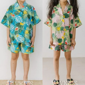 새상품) 셔츠세트 셔츠상하복 형제룩 남매룩 자매룩 120호 130호 이미지