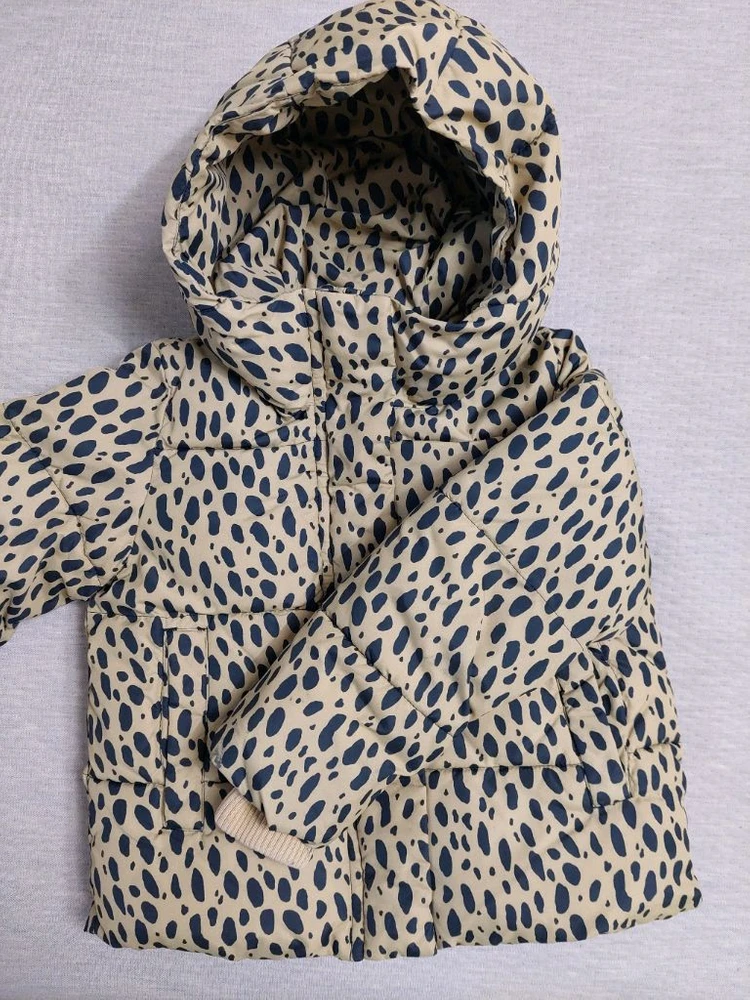 크루컷 호피푸퍼 크루컷푸퍼 호피패딩 6-7세용셀덴 패딩코트 여아코트 여아패딩 130페리미츠 패딩점퍼 경량패딩 120 이미지