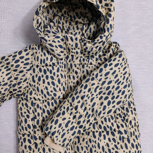 크루컷 호피푸퍼 크루컷푸퍼 호피패딩 6-7세용셀덴 패딩코트 여아코트 여아패딩 130페리미츠 패딩점퍼 경량패딩 120 이미지