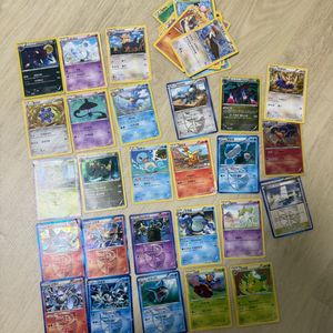 옛날 포켓몬 카드 홀로그램 일반카드 일괄가 플라스만단포함 이미지