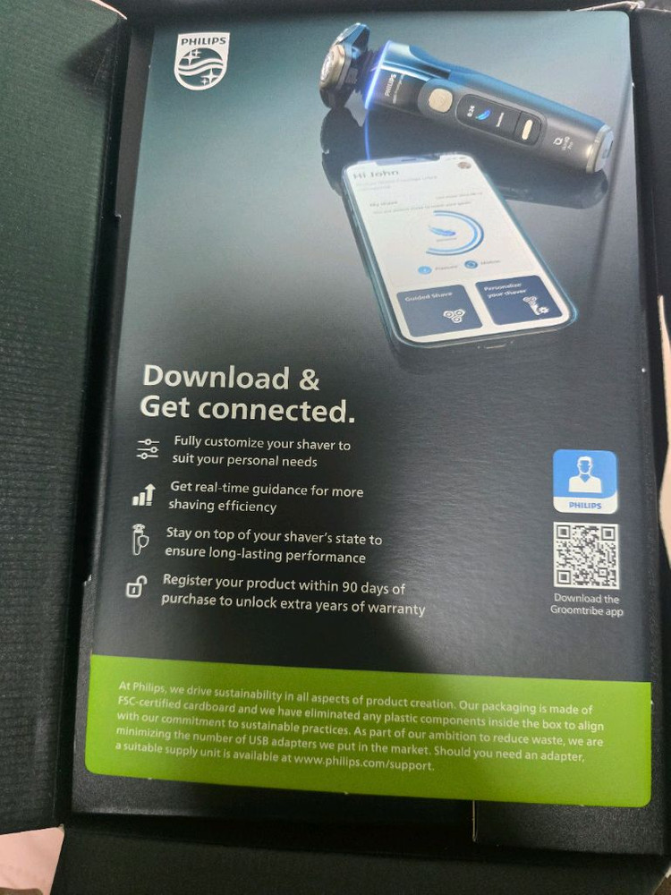 필립스 i9000 프레스티지 울트라 면도기(XP9403/49) 새상품 이미지