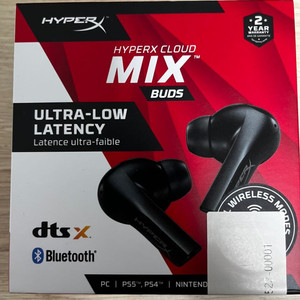 HyperX cloud mix buds 2.4ghz 저지연 무선 게이밍 이어폰 이미지
