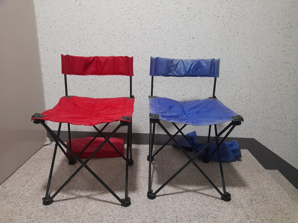 캠핑용 접이식 의자 2개 세트(15,000원) 이미지