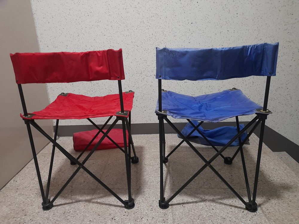 캠핑용 접이식 의자 2개 세트(15,000원) 이미지