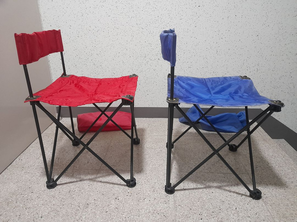 캠핑용 접이식 의자 2개 세트(15,000원) 이미지