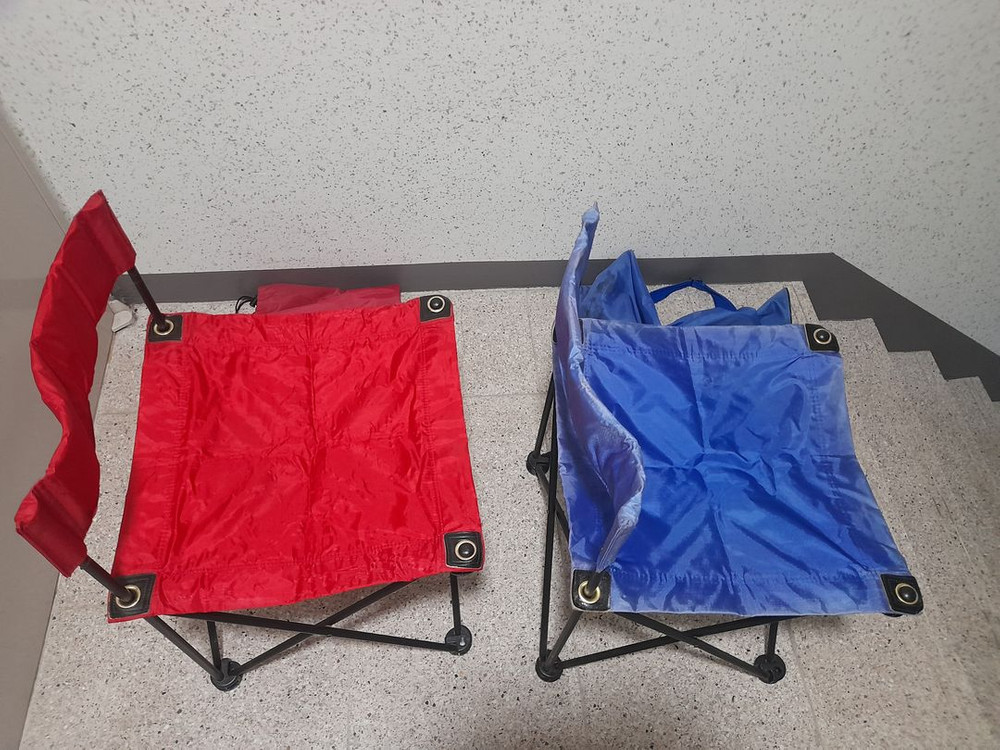 캠핑용 접이식 의자 2개 세트(15,000원) 이미지