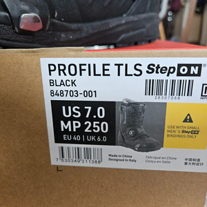 나이트로 프로파일 티엘에스 스텝온 부츠 25/26 NITRO PROFILE TLS STEP ON - BLACK 이미지