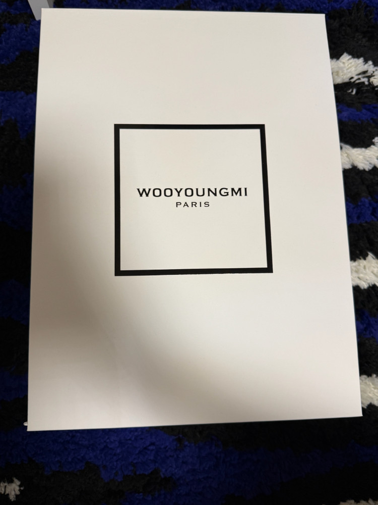 우영미 백로고 후드집업 50사이즈 새상품급 이미지