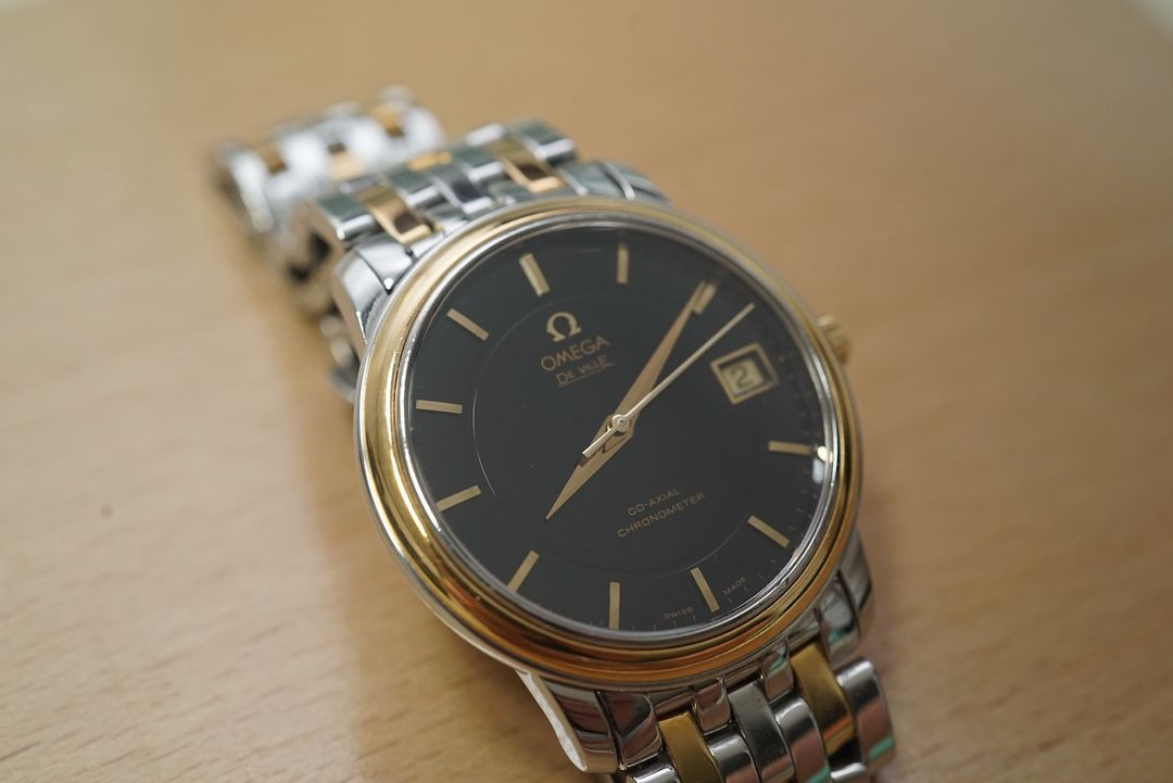 빈티지 오메가 수동/ 오메가 드빌 18k 콤비 이미지