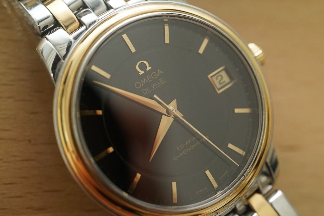 빈티지 오메가 수동/ 오메가 드빌 18k 콤비 이미지