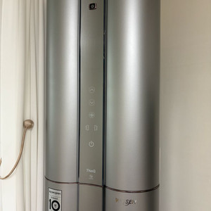 LG 휘센 2in1 듀얼에어컨(프리미엄) 커버,리모콘 2개 포함 이미지