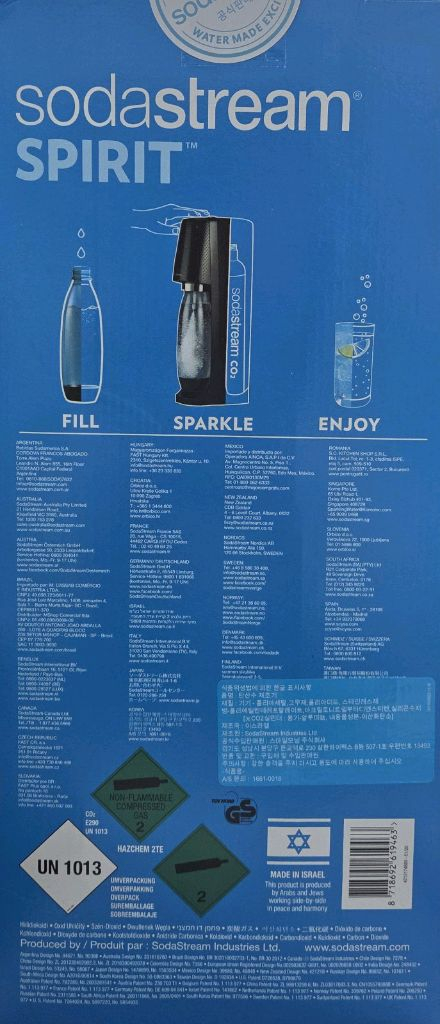 소다스트림 SPIRIT 탄산수 제조기 블랙 이미지