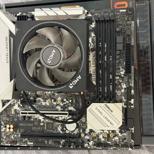 라이젠 3900x + b450m 메인보드 +쿨러 이미지
