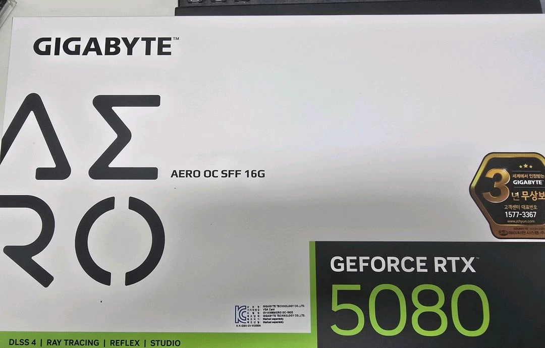 GIGABYTE 5080 AERO 16GB - 안심되는 중고거래