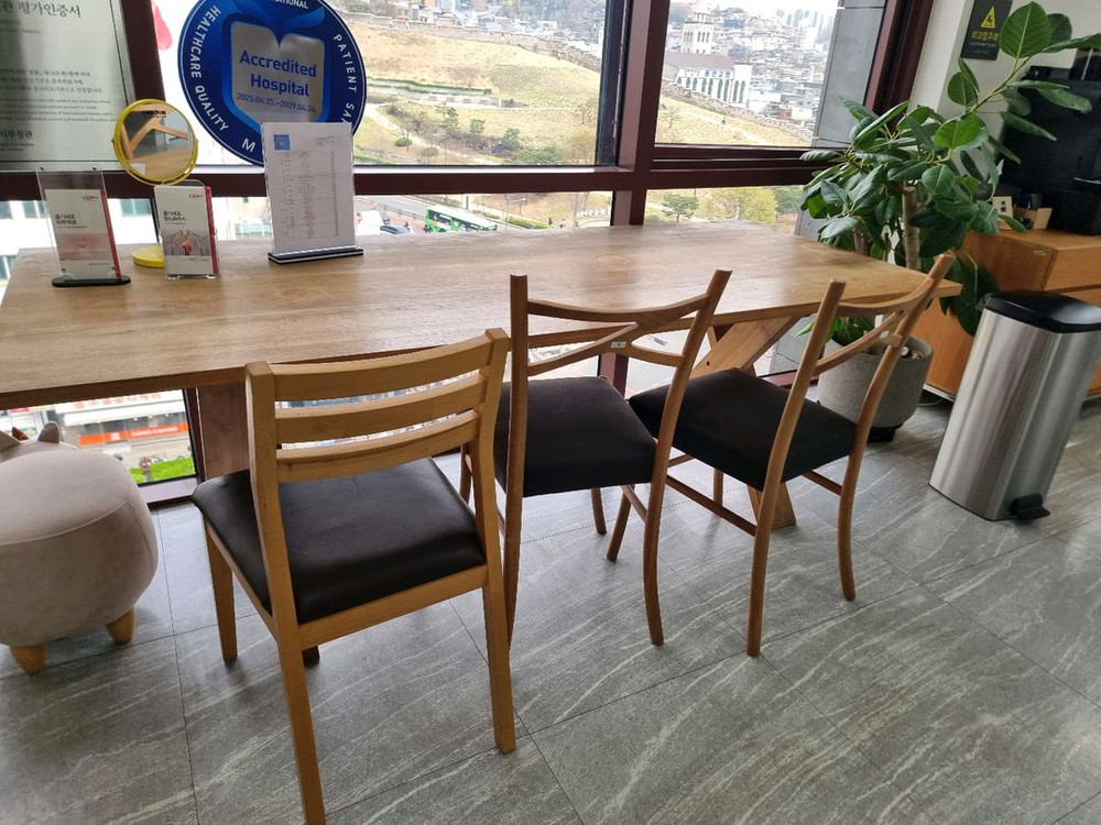 세덱 6인용 원목 다이닝테이블 의자세트 이미지