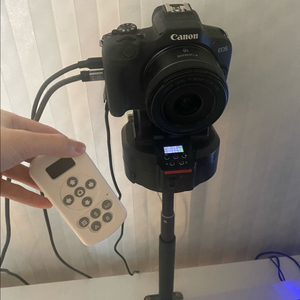 카메라 + 스탠드 세트 방송카메라dslr 이미지