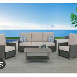 퍼시픽캐주얼 샌디 소파세트 4피스 정원용 이미지