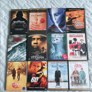 옛날 영화 DVD 12장 일괄 판매 이미지