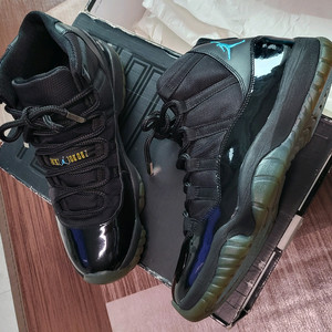 조던 11 레트로 블랙/감마 블루 280 이미지