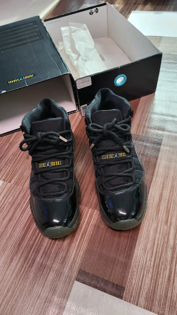 조던 11 레트로 블랙/감마 블루 280 이미지