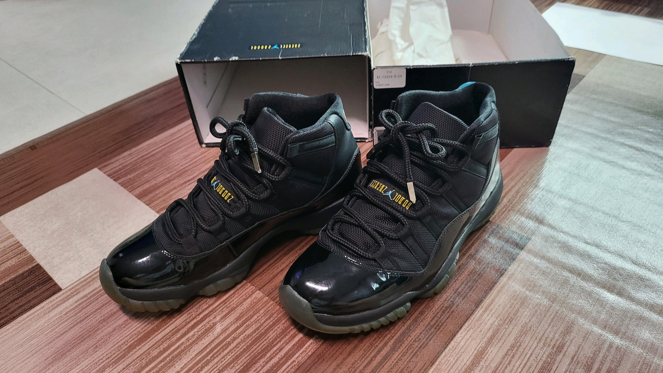 조던 11 레트로 블랙/감마 블루 280 이미지