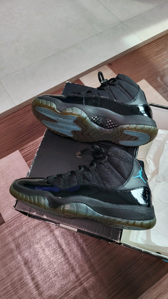 조던 11 레트로 블랙/감마 블루 280 이미지