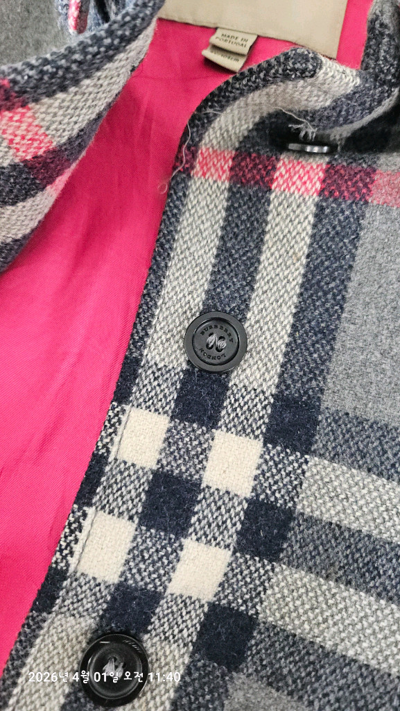 정품) 키즈버버리코트 4y (4-5세) 이미지