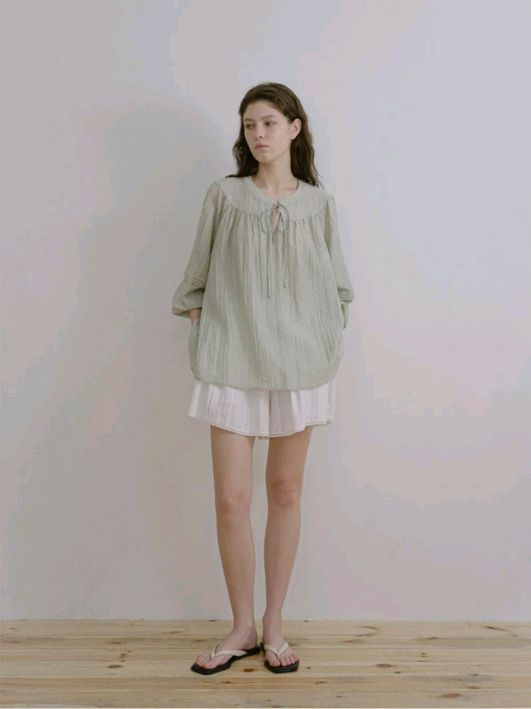 공드린 베카 레이스 코튼 숏팬츠 화이트 이미지