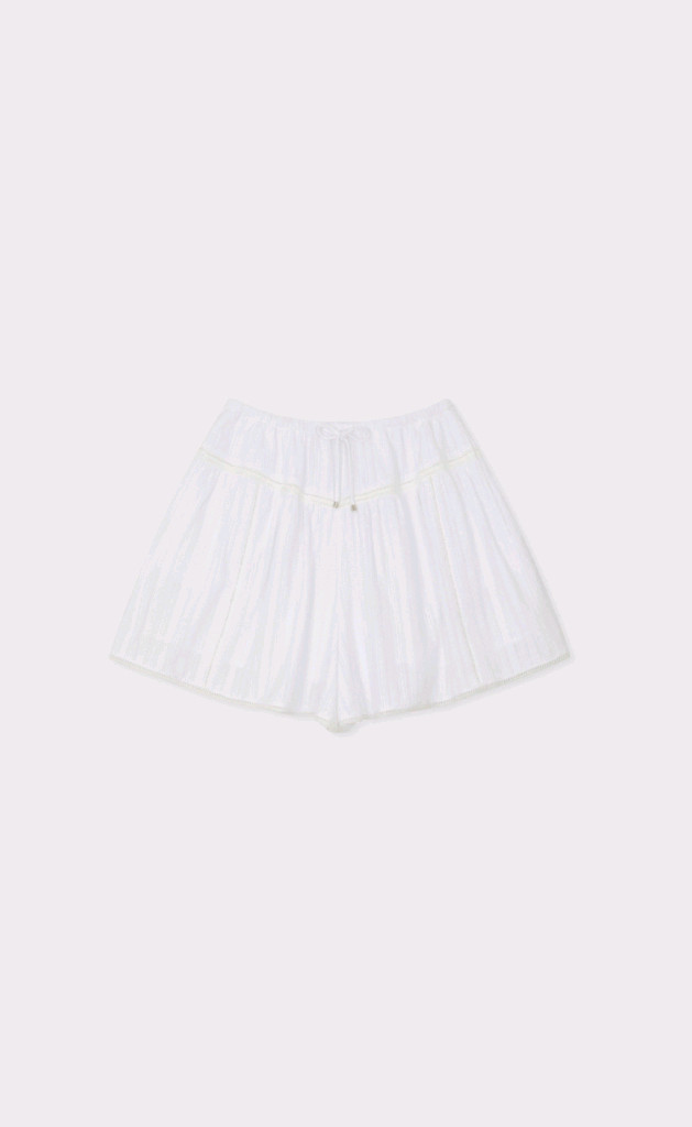 공드린 베카 레이스 코튼 숏팬츠 화이트 이미지