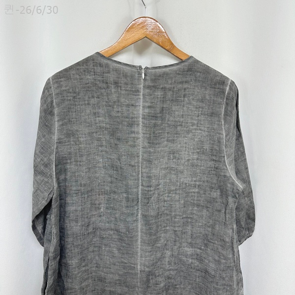 생활한복 여자 면 원피스 그레이 FREE 이미지